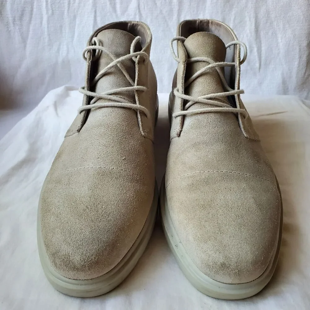 United Nude Flx Desert Men's Suede Desert Chukka Boots Grey Size EU 45/US 11.5